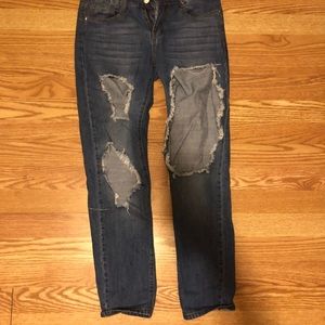 Fashion nova ripped jeans